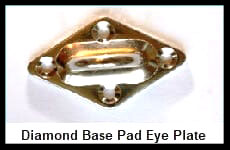 Diamond Base Pad Eyes